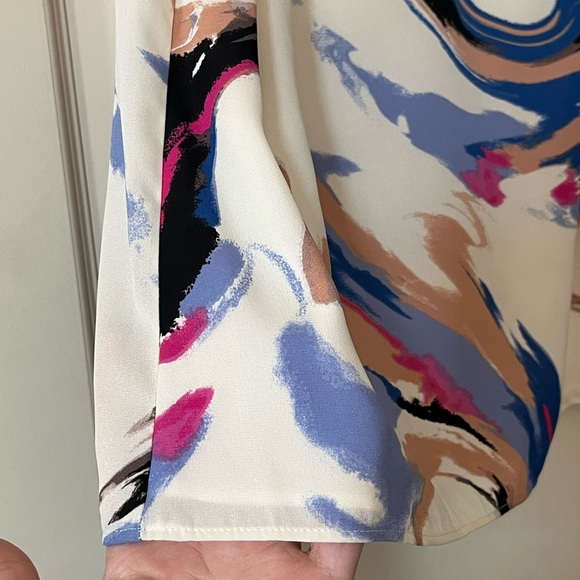 NWT Nine West Vibrant Sleeveless Blouse Women’s Size XS - Picture 6 of 13